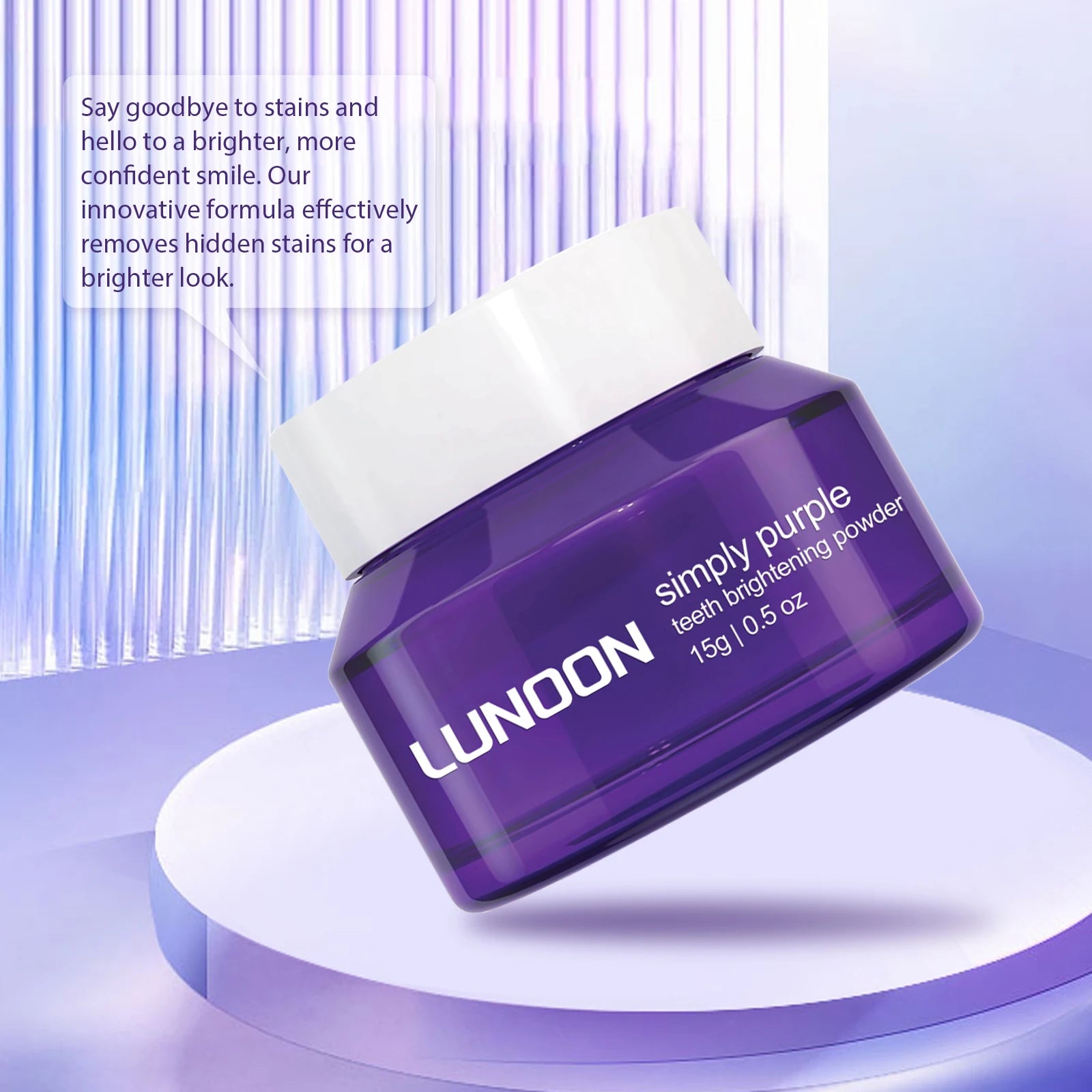Brightening tooth powder for natural teeth