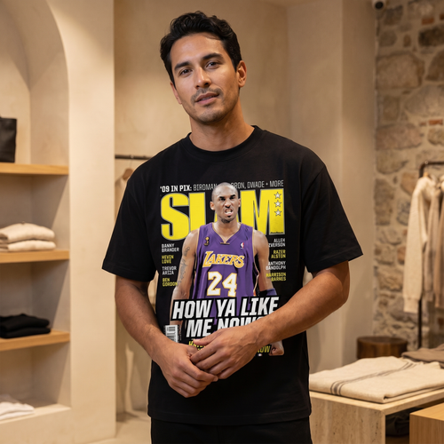 Court Legacy Cotton Tee, Kobe design, worn by model