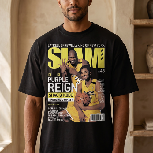 Court Legacy Cotton Tee, duo design, worn by model